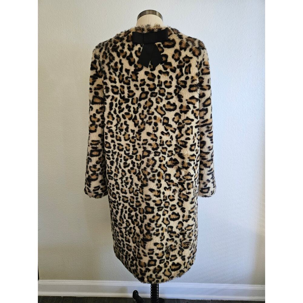 Kate Spade New York Rosalyn Faux Fur Coat, Size 8 - Picture 4 of 13